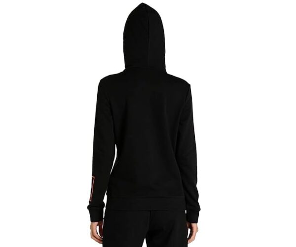 Puma women's hooded cotton jacket with a comfortable, stylish design for everyday wear. - Image 2