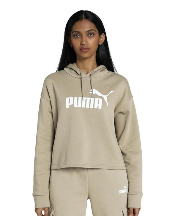 Women's Cotton Hoodie with Hooded Neck by Puma. - Image 3