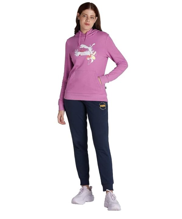 Puma Cotton Hoodie for Women with Comfortable Hooded Neck Design. - Image 4