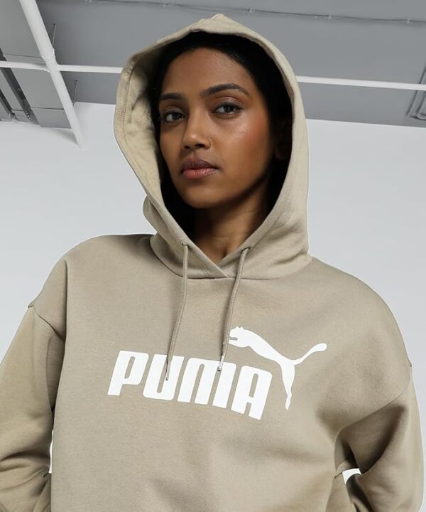 Women's Cotton Hoodie with Hooded Neck by Puma. - Image 4