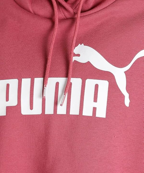 Puma Women's Dusty Orchid Cotton Hooded Sweatshirt, Size Small (58686945). - Image 4