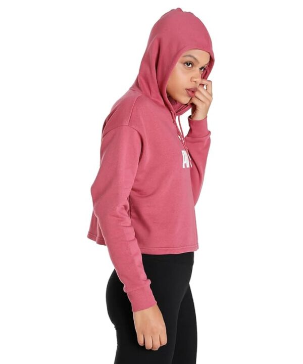 Puma Women's Dusty Orchid Cotton Hooded Sweatshirt, Size Small (58686945). - Image 6