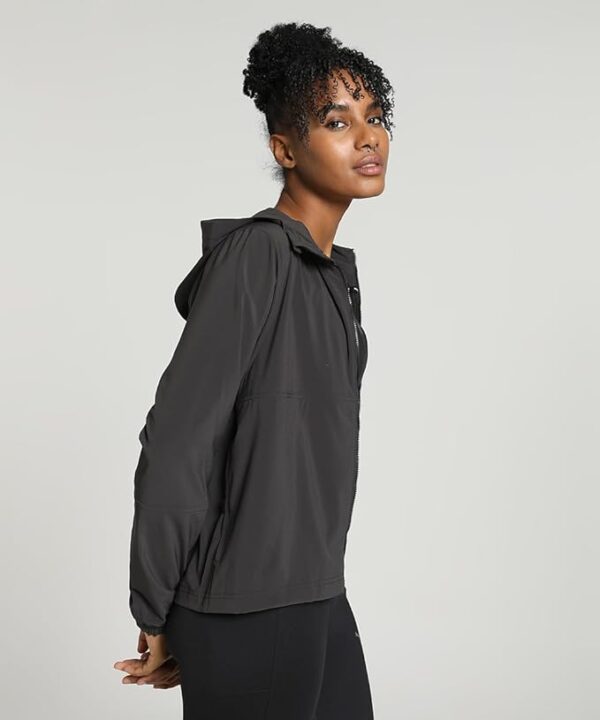 Puma Women's polyester jacket, standard length, stylish and comfortable for everyday wear. - Image 4